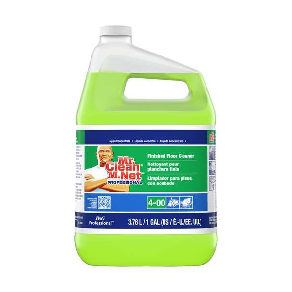 Mr. Clean Floor Cleaner, 1 gal., Lemon, Yellow, PK3 02621