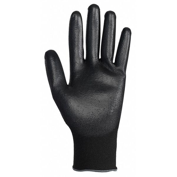 KimberlyClark Coated Gloves, Nitrile, XL, Black, PK12 38431 Zoro