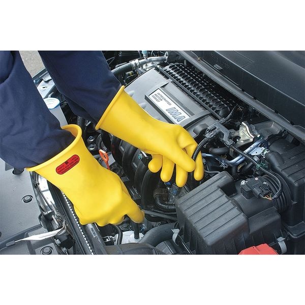 Ansell Hyflex Electrical Gloves, Class 00, Sz 10, PR CLASS 00 Y 14 Zoro