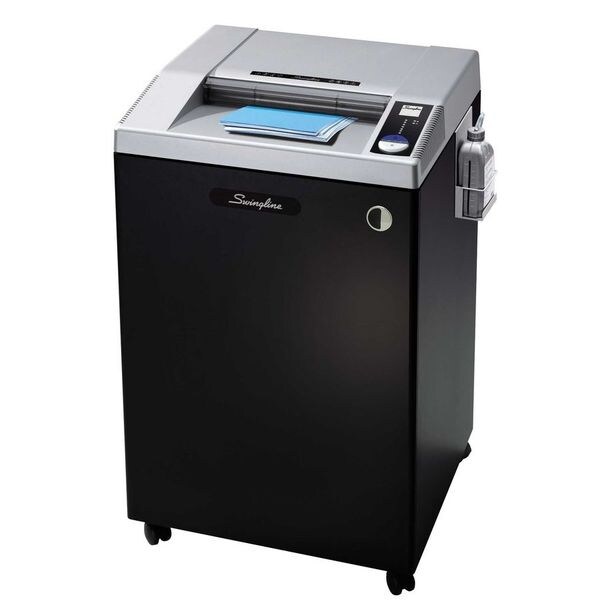 Swingline Gbc Paper Shredder, Cross-Cut, 59 gal., Blk/Slv