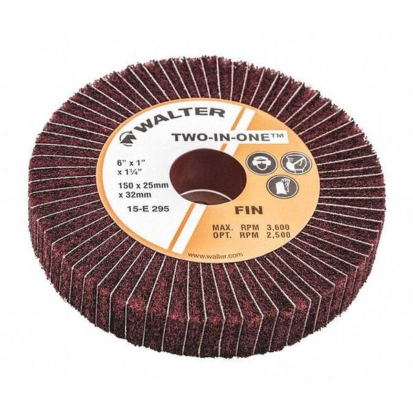 WA 3-Inch Interleaf Flap Wheel - 1/4 Shank Sander For Drill/Die Grinder - View #10