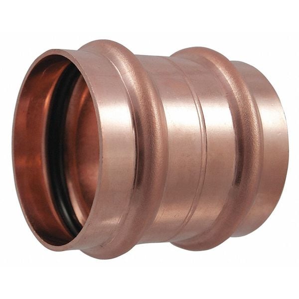 Nibco Press System Coupling, Roll Stop, 4", Press Ends 9003855PC Zoro