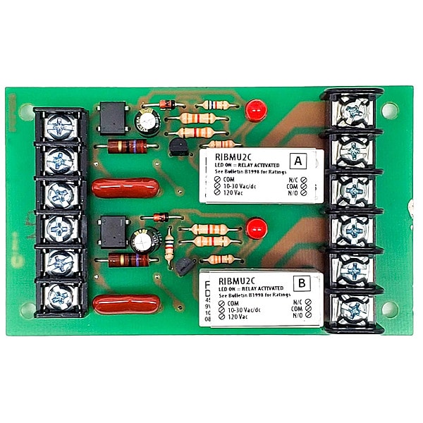 FUNCTIONAL DEVICES INC / RIB Track Mount Relays,15A,2 SPDT (RIBMU2C) Zoro