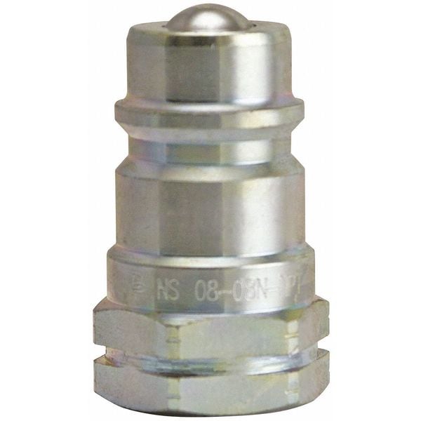 Foster Hose Fittings, 1/2" NPT x 3/4" M19 Zoro