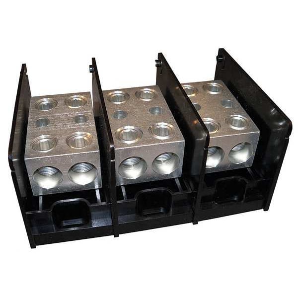 Mersen Pwr Dist Block, 760A, 3P, 2P Secndry, 600VAC MPDB69093 Zoro