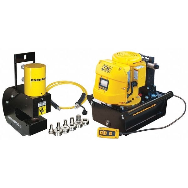 Enerpac SP5000, 50 Ton, Hydraulic Punch Set and Die Set with Electric Pump SP5000 Zoro