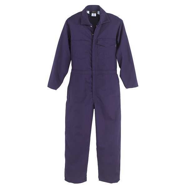 Workrite Fr Flame Resistant Coverall, Navy, UltraSoft(R), 48 Regular ...