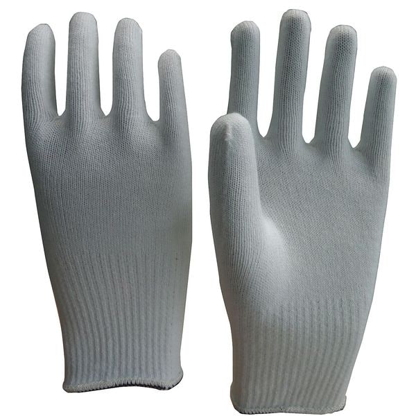 Condor Winter Glove Liners, White, OneSize, PR 26W518 Zoro