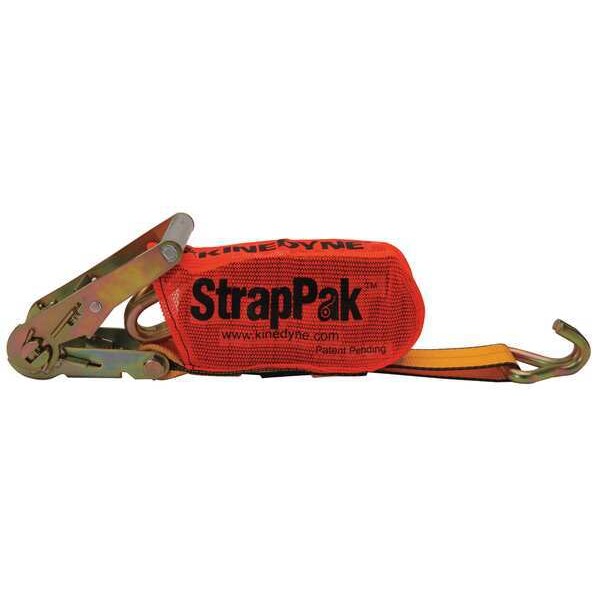 10-Pack Kinedyne Red Ratchet Straps 2" X 30' - 3,335 Lb WLL, Flat Hooks By Mytee Products