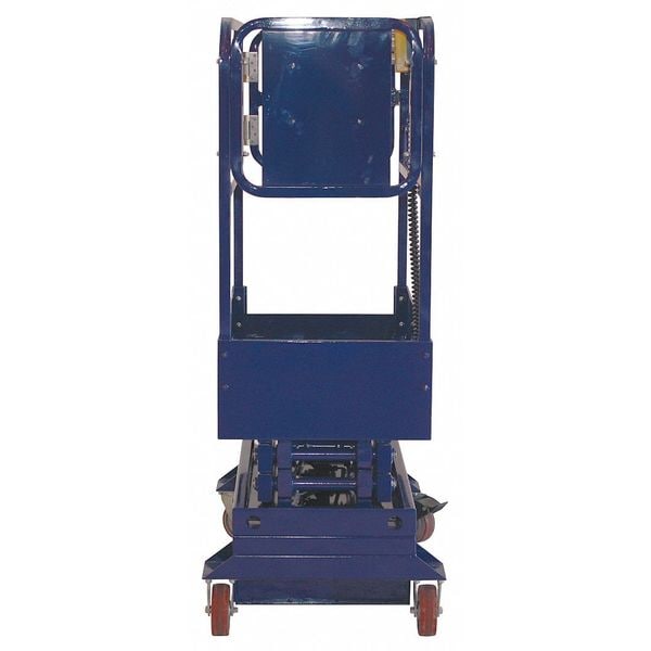 Ballymore Scissor Lift, Push-Around Drive, 500 lb Load Capacity, 6 ft 2 in Max. Work Height MSL-12
