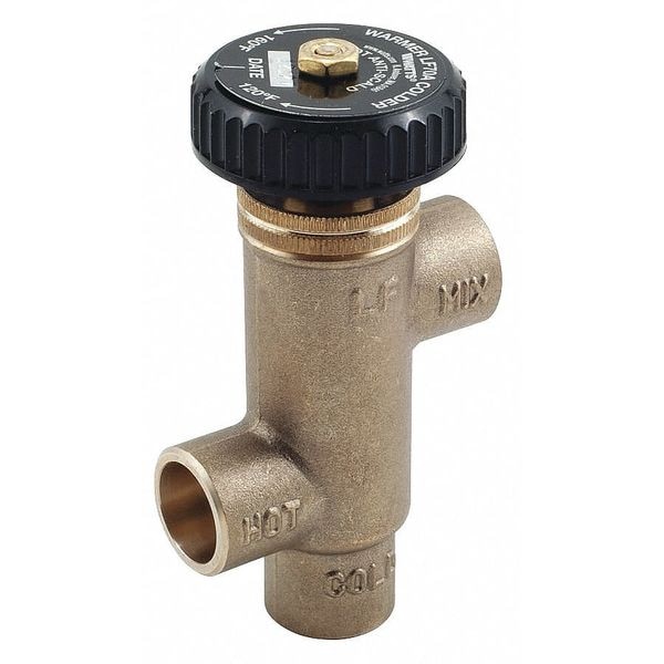 Watts Mixing Valve, Lead Free Brass 1/2 LF70A-F