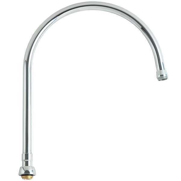 Chicago Faucet Gooseneck Spout, Brass GN10ASWGJKABCP Zoro