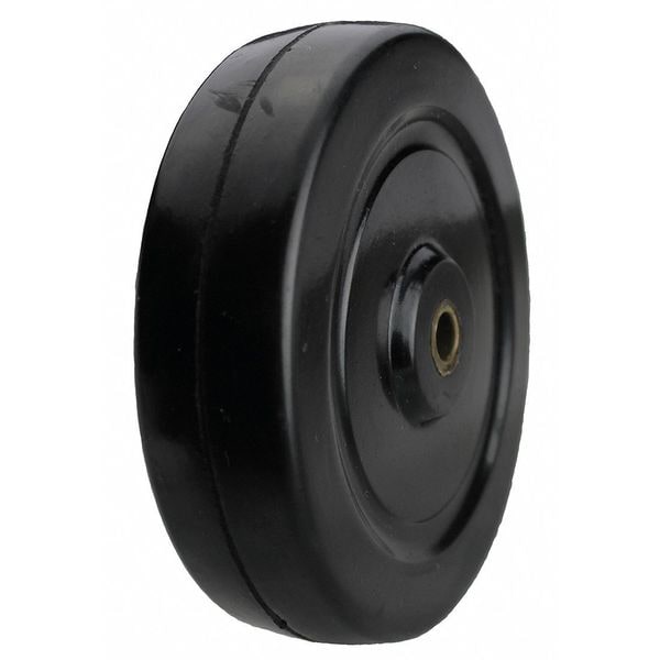 Zoro Select Caster Wheel, Rubber, 3-1/2 in., 250 lb. RN03X5206G