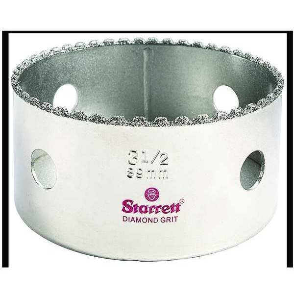 Starrett 31/2" Diamond Grit Hole Saw KD0312N Zoro