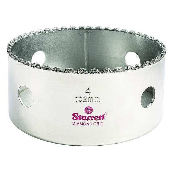 Starrett 4" Diamond Grit Hole Saw KD0400N Zoro
