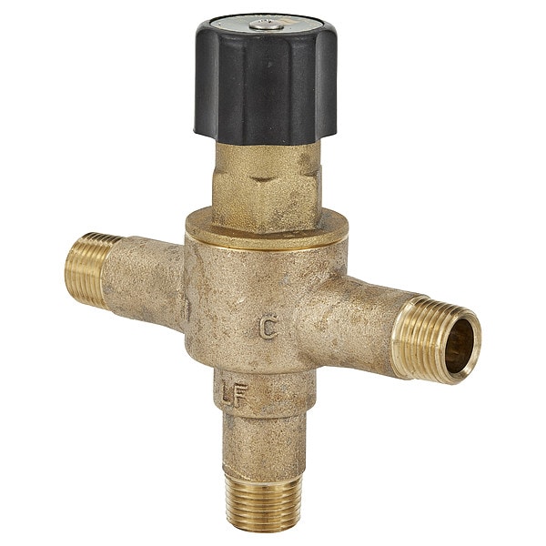 Leonard Valve Thermostatic Mixing Valve, 1/2 in Inlet 269LF Zoro