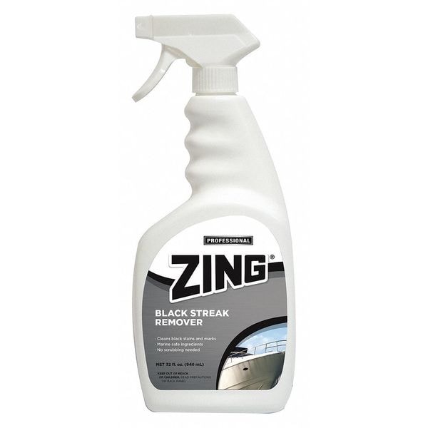 Zing Boat Hull Streak Remover, 1 qt., Blk, PK6 Z495QPS6 Zoro