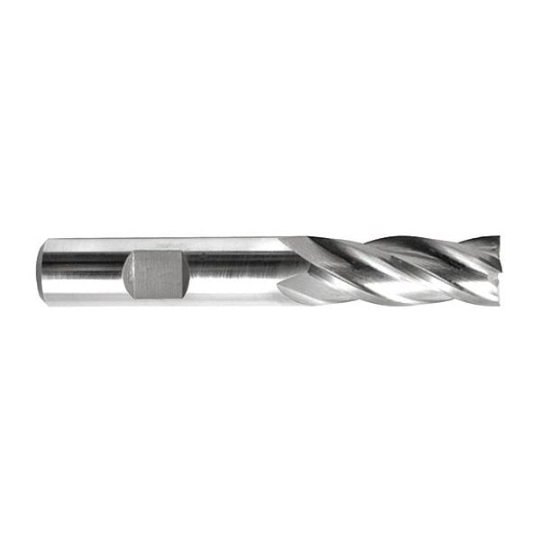 Melin Tool Co Finishing End Mill, HSS, Square, 1/2", Finish AlTiN CCPM1616ALTIN Zoro