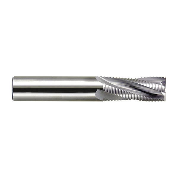 Melin Tool Co End Mill, Roughing, Ch 3/8, Number of Flutes 4 CRMG1212LALTIN Zoro