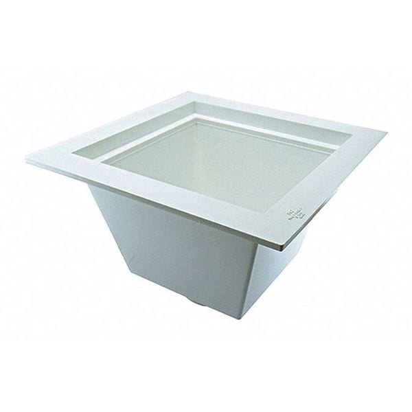 Jones Stephens Over 2” Inside 3” Pipe Dia., PVC, Floor Sink, Pipe Fit