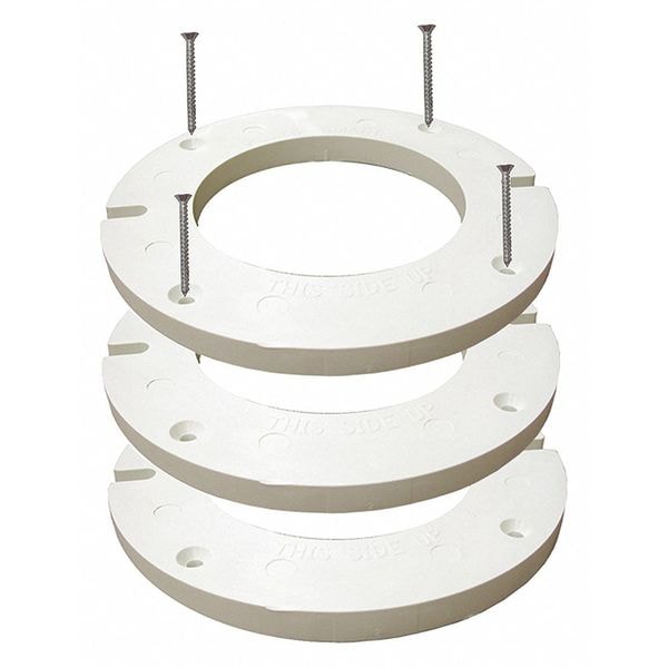 Jones Stephens Closet Flange Ext Kit, Caulk C88500C Zoro