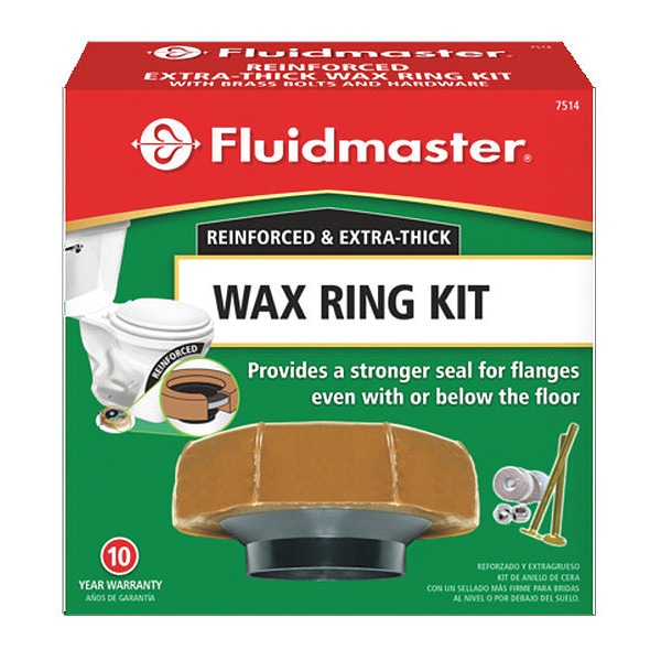 Fluidmaster Extra Thick Reinforced Wax Gasket 7514 Zoro