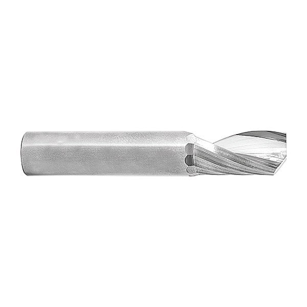 Melin Tool Co Carbide Routr End Mill, 1F, Sq., 1/4x1-1/4