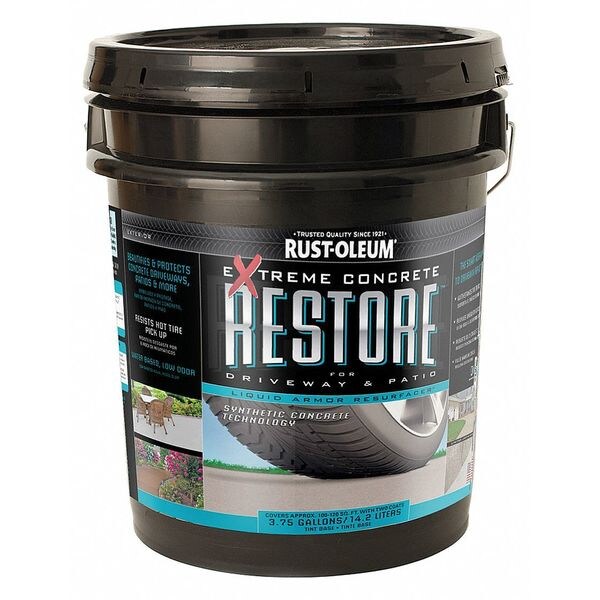 RustOleum Floor Coating, Flat, 4 gal. 44035 Zoro