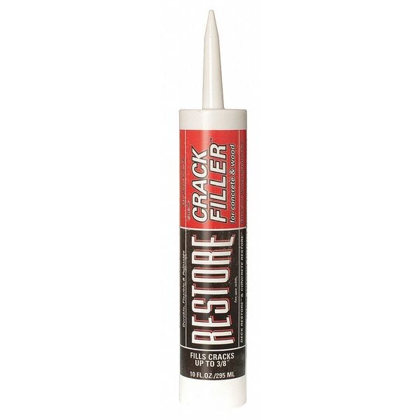 RustOleum Crack Filler Caulk, 10.0 oz., Cartridge, Brown, Acrylic Base