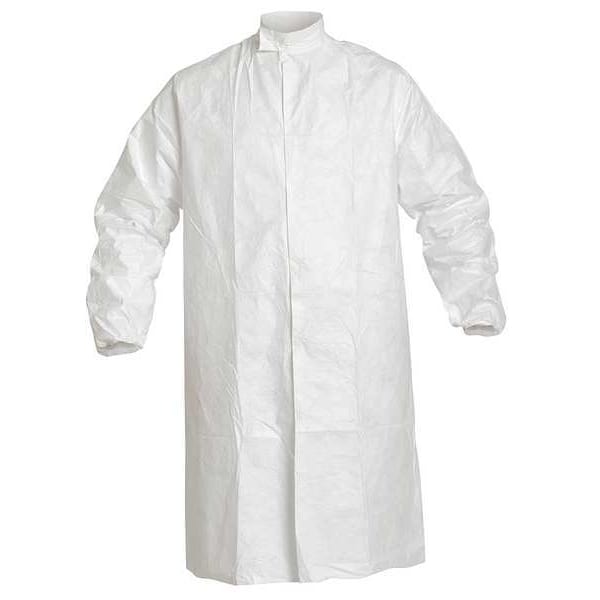 Dupont Disposable Frock, XL, White, PK30 IC262SWHXL00300S