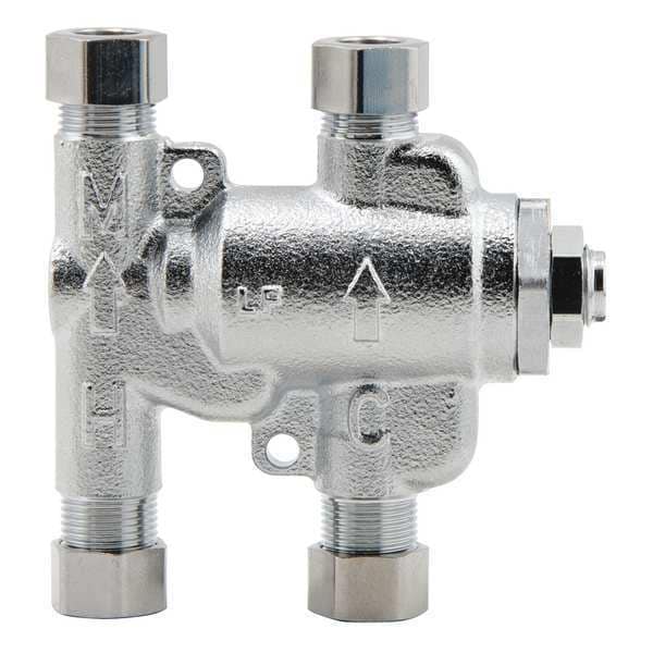 Watts Thermostatic Mixing Valve, 3/8 in. LFUSGBM2SC Zoro