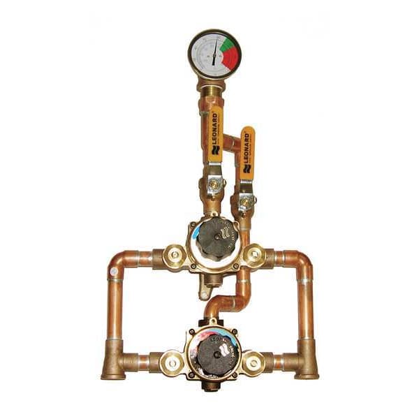 Leonard Valve Mixing Valve, Lead Free Bronze, 30 gpm TM420BLFDTRF