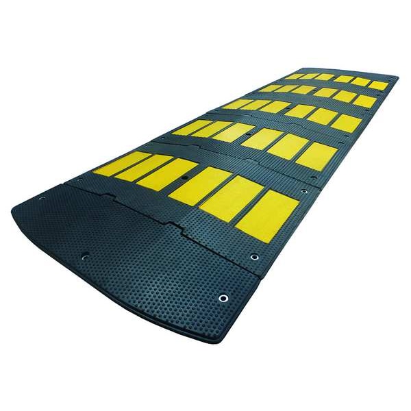 Zoro Select Speed Bump, 36in.W, 2in.H, 120in.L, Rubber 29NH27