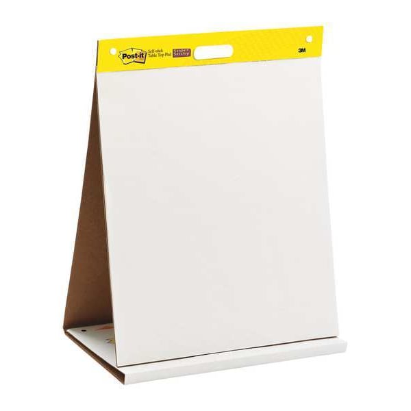 PostIt Easel Pad, Plain, White, 20 in. x 23 in. 563R Zoro