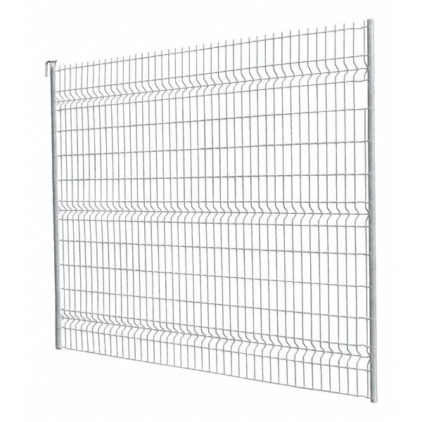 Metaltech Wire Partition Panel, Galvanized Metal CT-TFP7296HS | Zoro