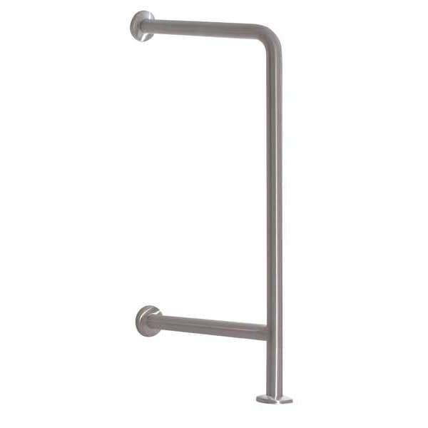 Bradley Concealed Wall Mount, Stainless Steel, Grab Bar, Satin 8120