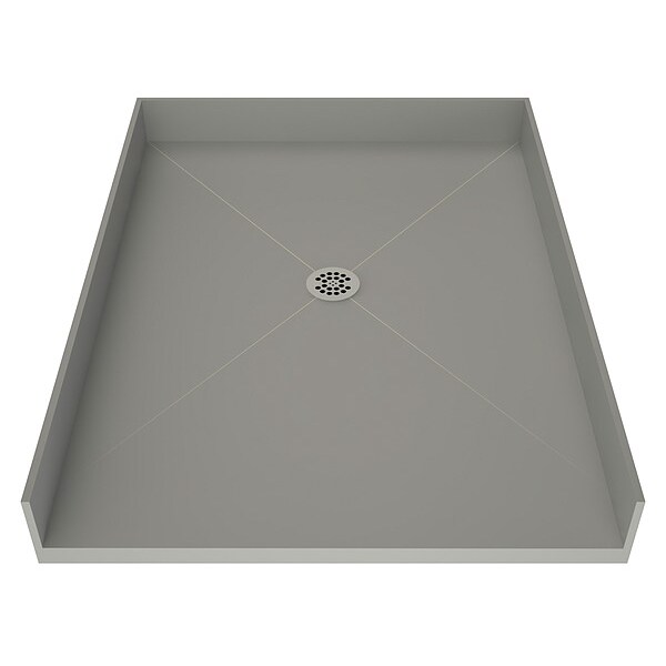 Tile Redi 48x38" BarrierFree Shower Base with Center Drain 4838CBFPVC Zoro