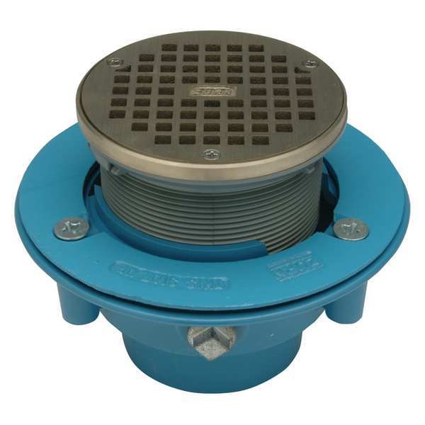 Zurn 5 " Nickel Bronze Floor Drain GRFR05NIP2SPSCC Zoro