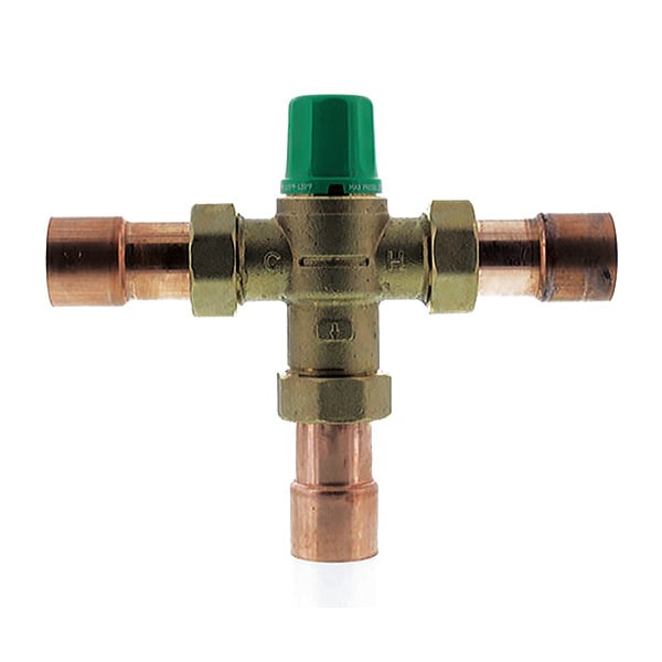 Taco Mixing Valve, Brass, 1 to 20 gpm 5004C3 Zoro