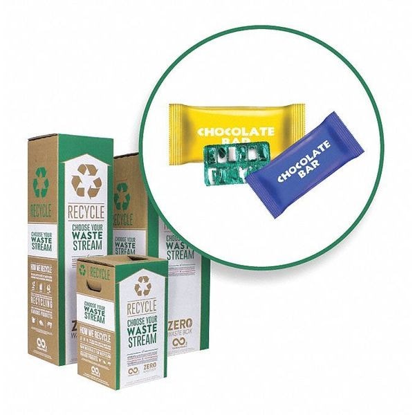 Zero Waste Box Candy and Snack Wrapper Box, S CS57S Zoro
