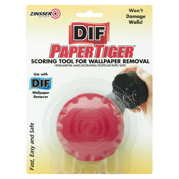 Zinsser Wallpaper Removal Scoring Tool, 6 in L 2966 Zoro