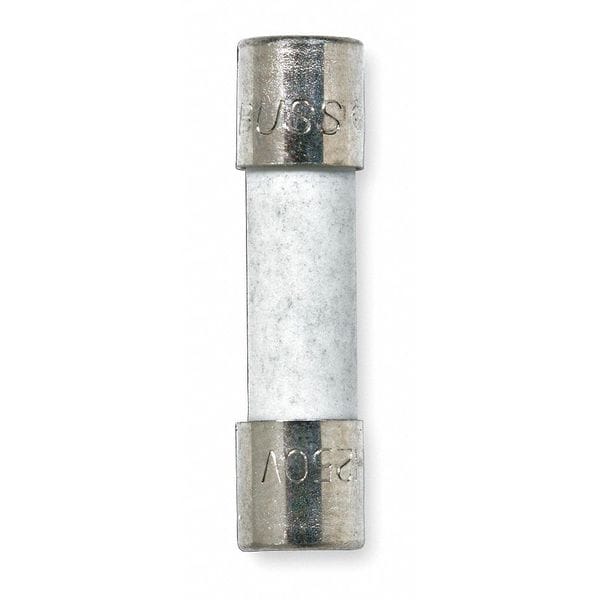 Eaton Bussmann Fuse, Time Delay, 1-6/10A, S505 Series, 250V AC, Not Rated, 20mm L x 5mm dia S505-1.6-R