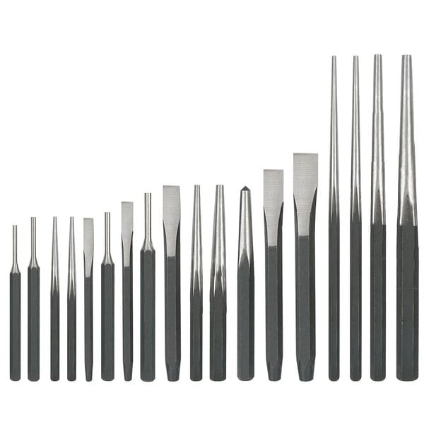 Westward Punch and Chisel Set, 18 Pc 2AJL7 Zoro