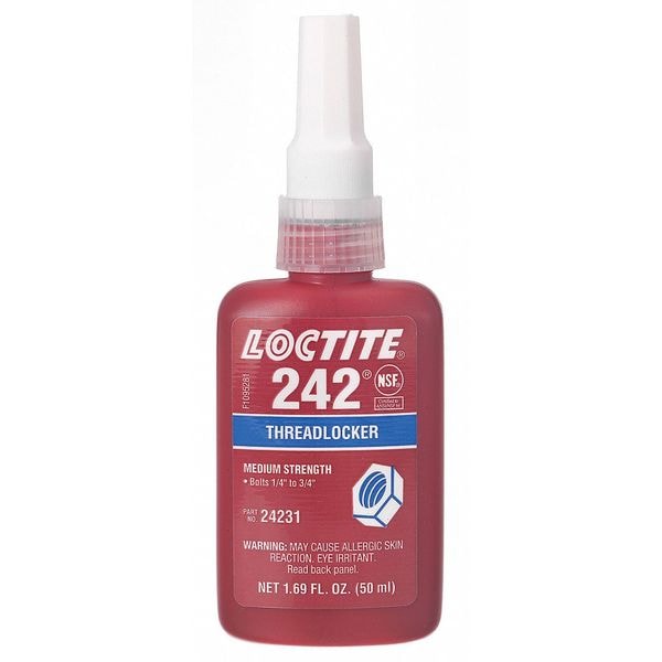 Loctite 242 Medium-Strength Threadlocker 50 ml Blue