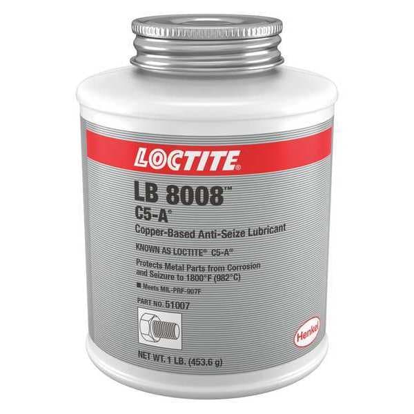 Loctite AntiSeize Lubricant, Copper Base, 1 lb BrushTop Container, LB