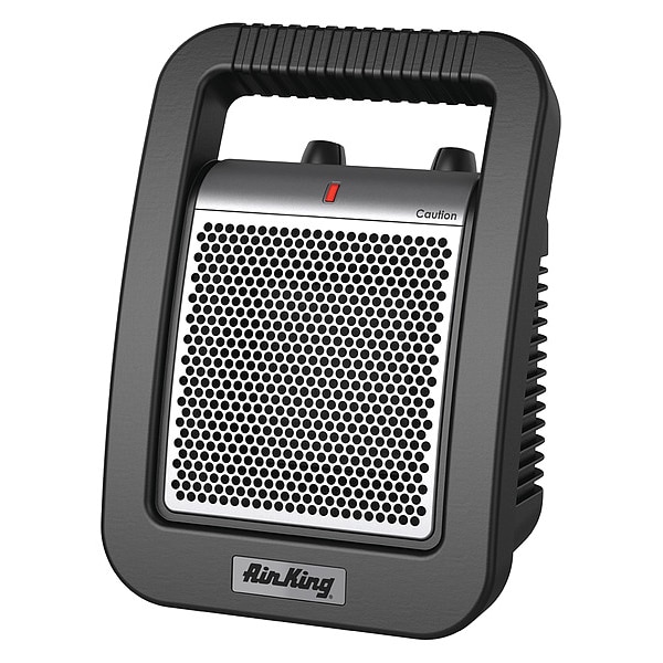 Air King Portable Electric Heater, 1500W/900W, 120V AC, 1 Phase 8945 Zoro