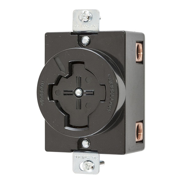 Hubbell 30/20A Locking Receptacle 3P 4W 600VAC/250VDC HBL20403