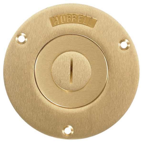 Hubbell Wiring Device Kellems Floor Box Cover Round 2 Gang 1 2