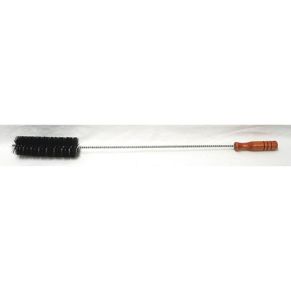 Tough Guy Furnace Boiler Brush, 21 in L Handle, 6 in L Brush, Wood, Twisted Wire, 27 in L Overall 3EDP6