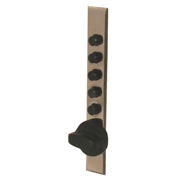 Kaba Mechanical Lock, Satin Brass, 5 Button 9662C100441